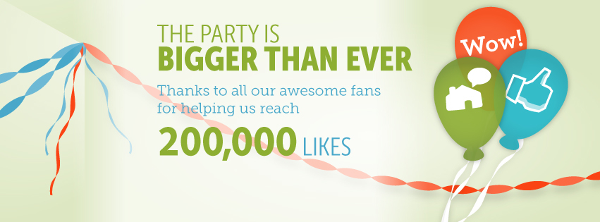 Whoa – 200,000 Likes on Facebook!
